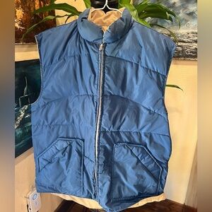Vintage BiBi Bros reversible puffer vest in GUC